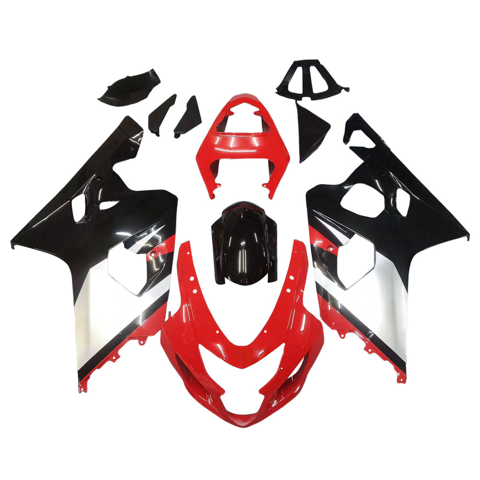 Verkleidungen 2004-2005 Suzuki GSXR 600 750 Weiß & Rot Lucky Strike Racing Generic