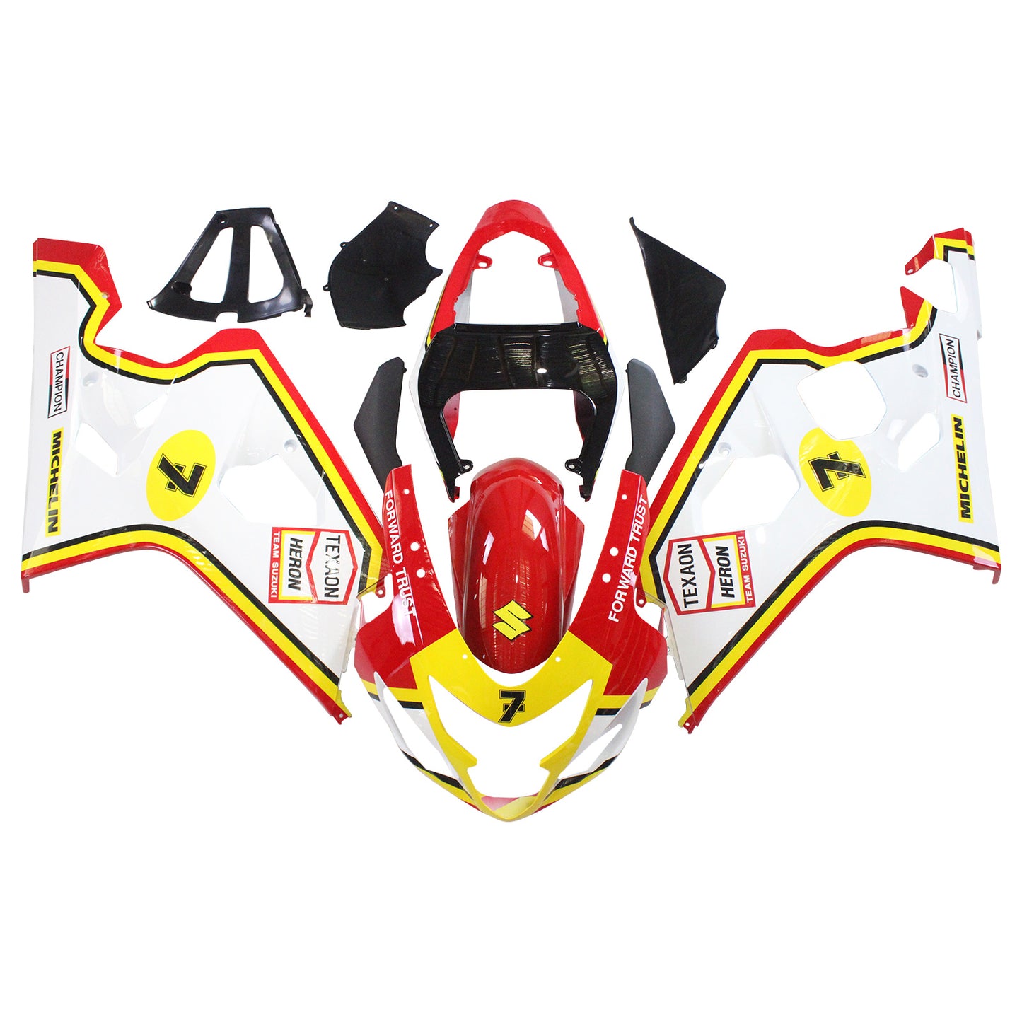 Amotopart Suzuki GSXR 600/750 2004-2005 Verkleidungskit Karosserie Plastik