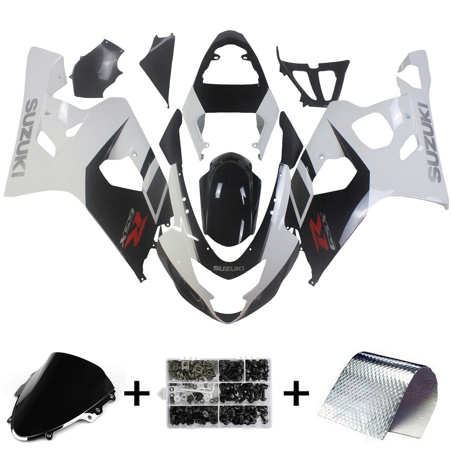 Amotopart Suzuki GSXR 600/750 2004-2005 Verkleidungskit Karosserie Plastik