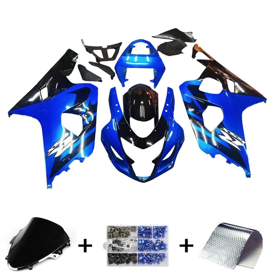 2004-2005 Suzuki GSXR 600/750 K4 Spritzguss-Verkleidungsset, Karosserie, Kunststoff, ABS