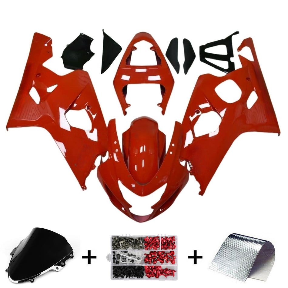 2004–2005 Suzuki GSXR 600/750 K4 Spritzguss-Verkleidungsset, Karosserie, Kunststoff, ABS
