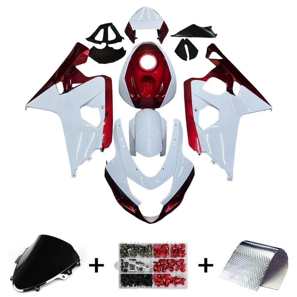 2004–2005 Suzuki GSXR 600/750 K4 Spritzguss-Verkleidungsset, Karosserie, Kunststoff, ABS