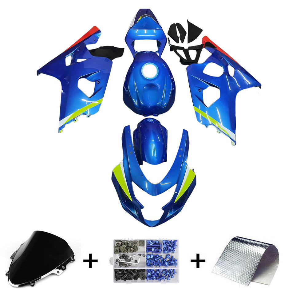 2004–2005 Suzuki GSXR 600/750 K4 Spritzguss-Verkleidungsset, Karosserie, Kunststoff, ABS
