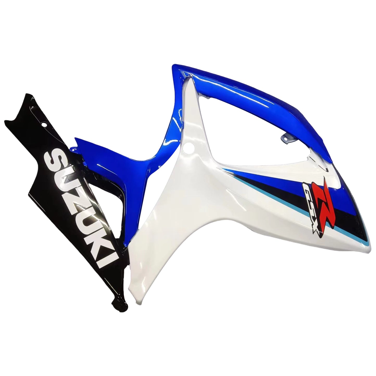 Amotopart 2006-2007 Suzuki GSXR600750 Verkleidung White & Blue Kit