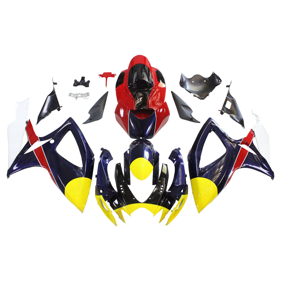Amotopart Suzuki GSXR 600/750 2006-2007 Verkleidungskit