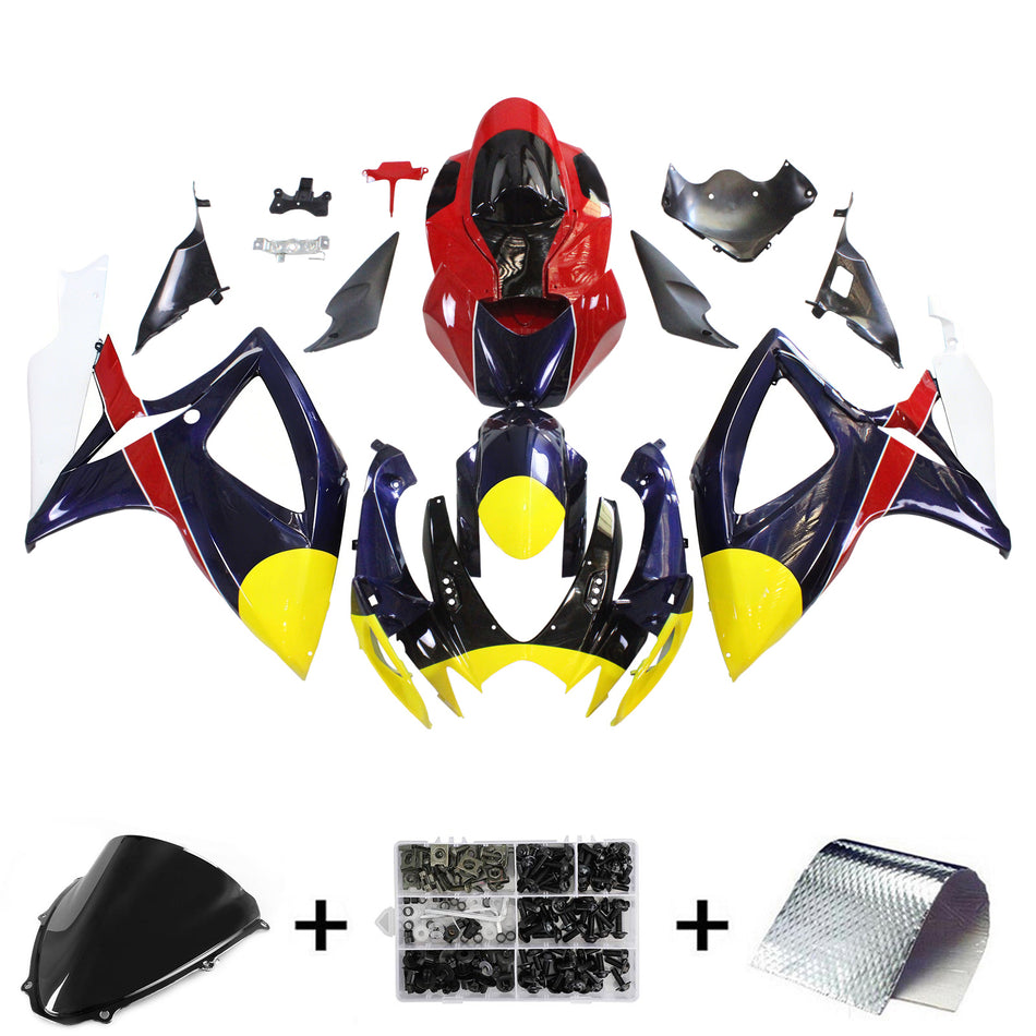 Amotopart Suzuki GSXR 600/750 2006-2007 Verkleidungskit