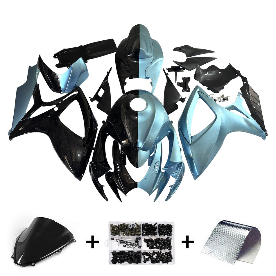 Injection Verkleidung Kit Karosserie Kunststoff ABS Für Suzuki GSXR 600/750 2006-2007 K6