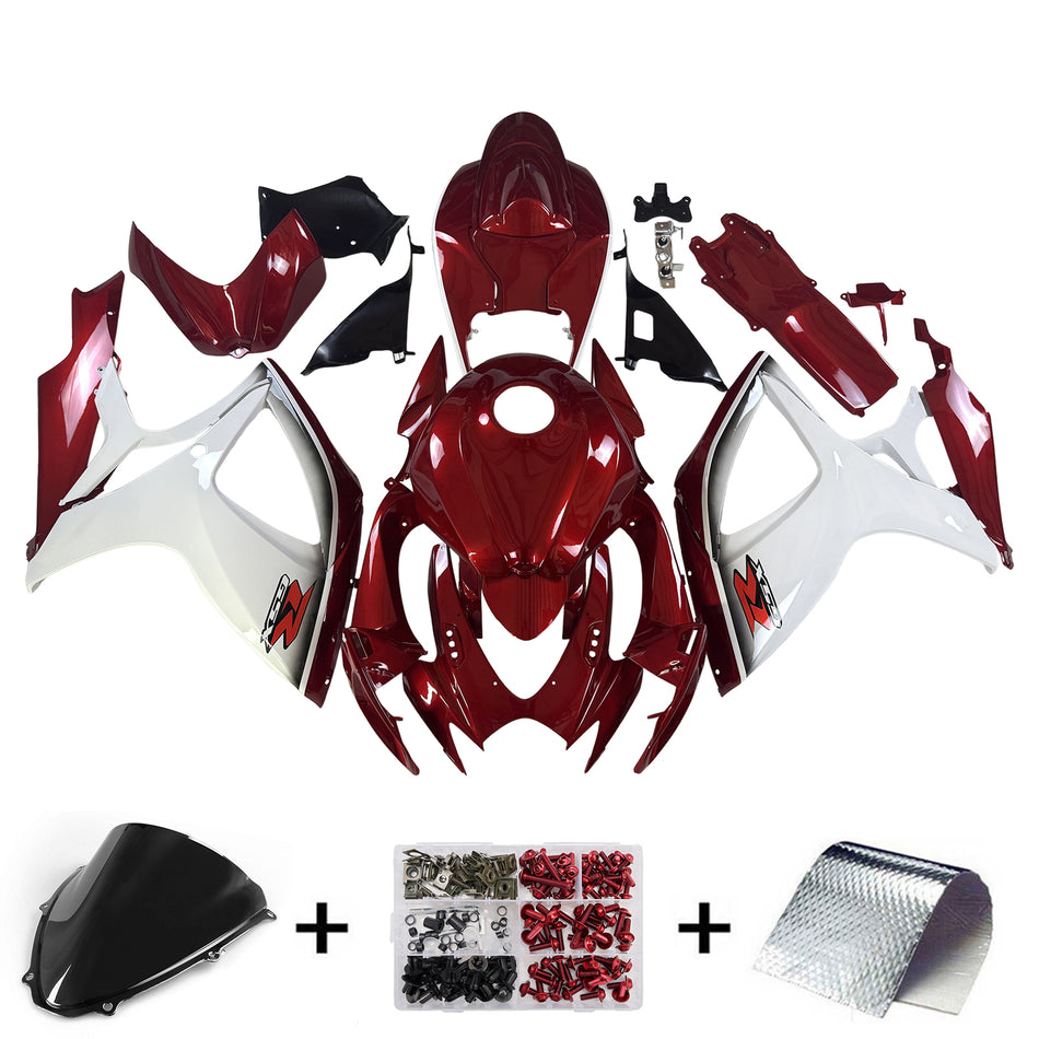 Verkleidungssatz aus ABS-Kunststoff für Suzuki GSXR 600/750 2006-2007 K6