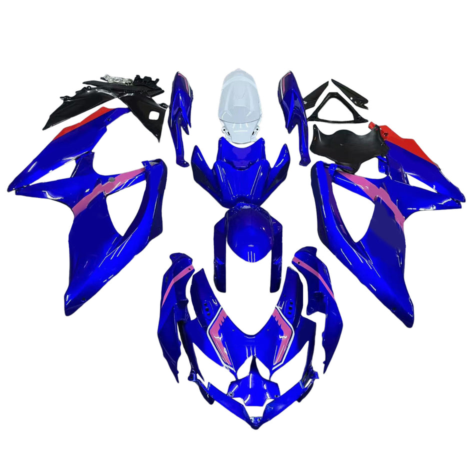 Amotopart Suzuki GSXR 600/750 2008-2010 Verkleidungskit Karosserie Kunststoff ABS K8