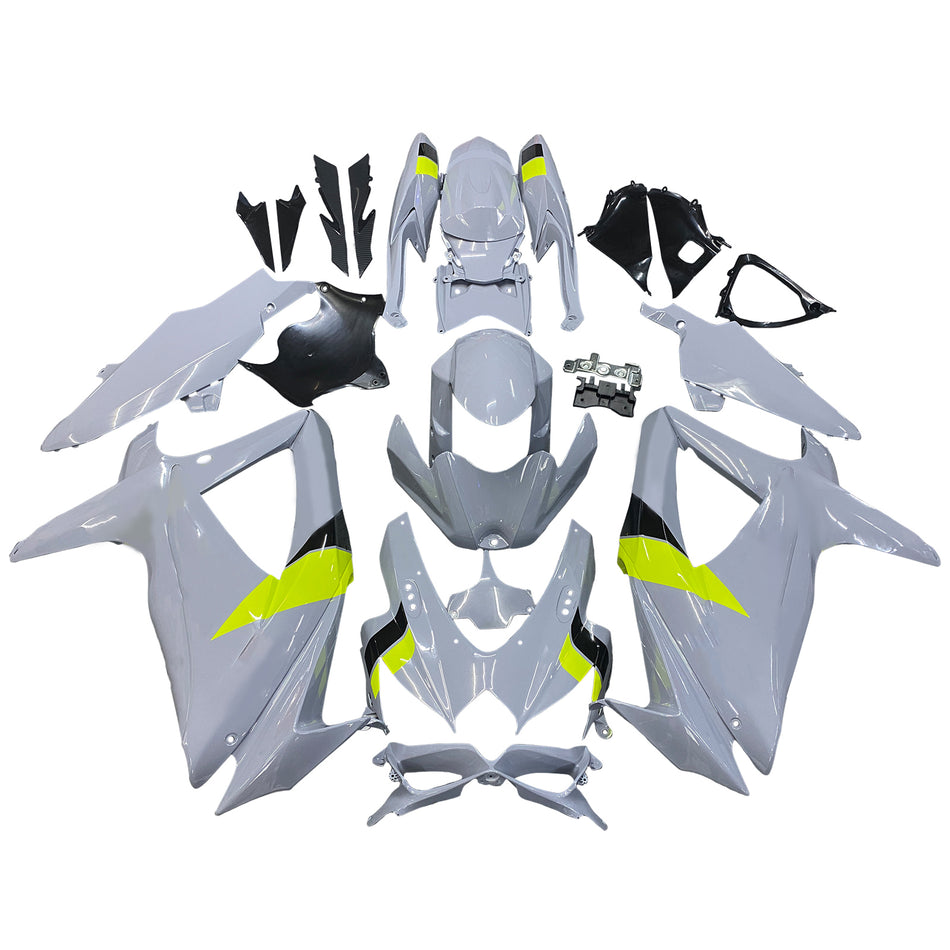 Amotopart Suzuki GSXR 600/750 2008–2010 K8 Verkleidungsset, Karosserie, Kunststoff, ABS