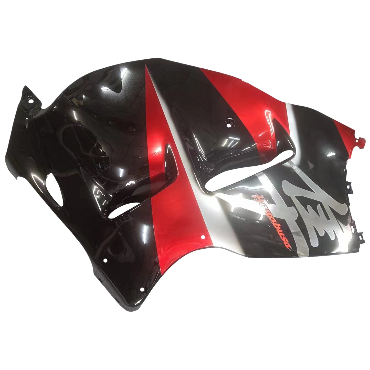 Amotopart Suzuki Hayabusa GSXR1300 1999-2007 Kit Warp G-Noir et Rouge