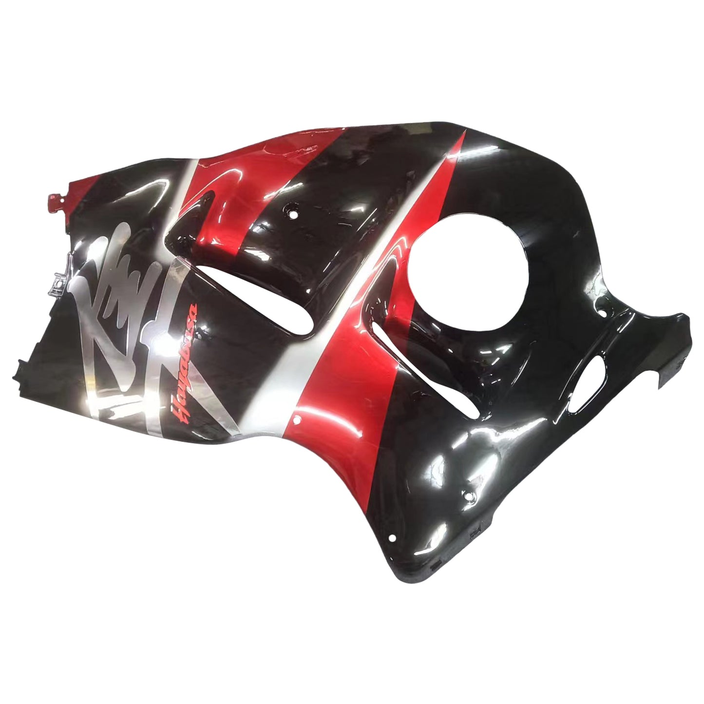 Amotopart Suzuki Hayabusa GSXR1300 1999-2007 Kit Warp G-Noir et Rouge