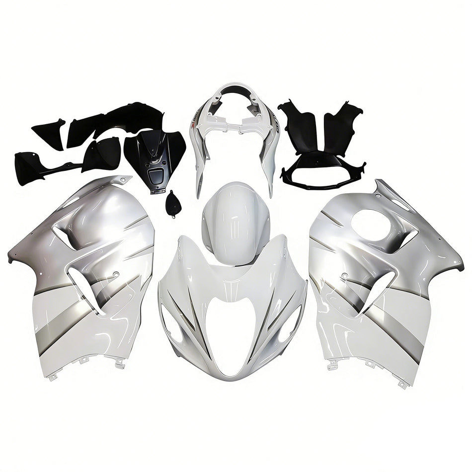Amotopart Suzuki Hayabusa GSXR1300 1999-2007 Wei?es Kit