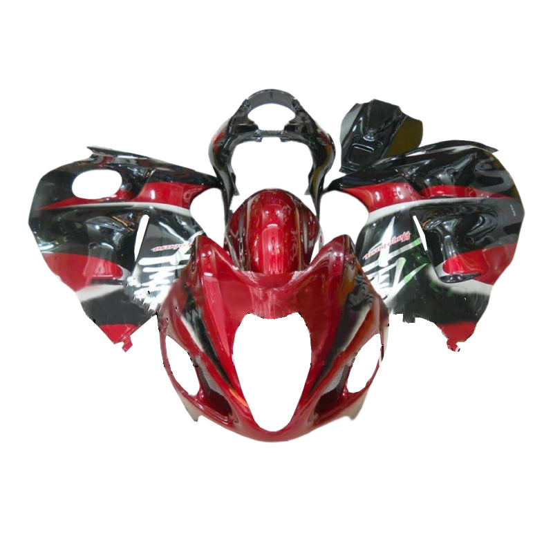 Amotopart Suzuki Hayabusa GSXR1300 1999-2007 G-Kit Noir &amp; Rouge