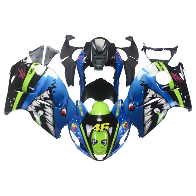 Amotopart Suzuki Hayabusa GSXR1300 1999-2007 Verkleidungskit Karosserie Plastik