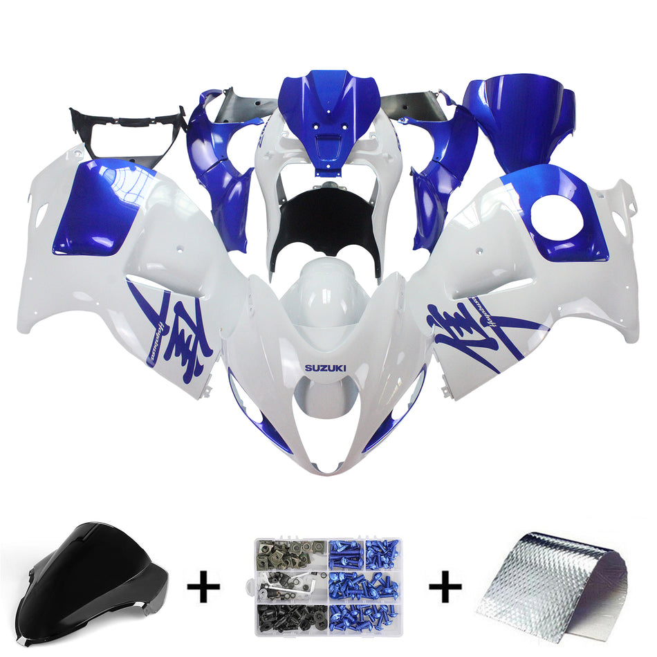 Amotopart Suzuki Hayabusa GSXR1300 1999-2007 Kit de carénage Corps Plastique