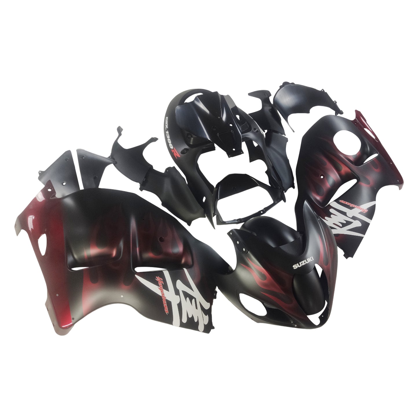 Amotopart Verkleidungsset für Suzuki Hayabusa GSX1300R 1999–2007, Karosserie, Kunststoff, ABS