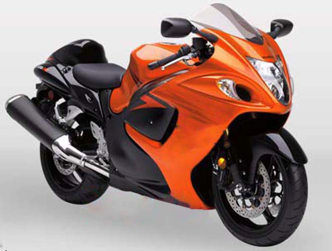 AMOTOPART FACINGINGS 2008-2020 Suzuki GSX 1300 Hayabusa Orange Metallic & Black Hayabusa Rennen Generikum