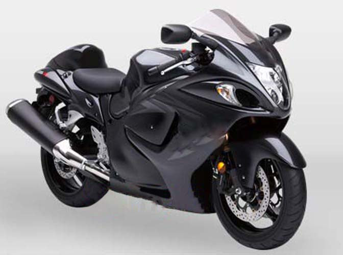 Amotopart-Verkleidungen Suzuki GSX 1300 Hayabusa All Black Hayabusa Racing (2008-2020) Generic