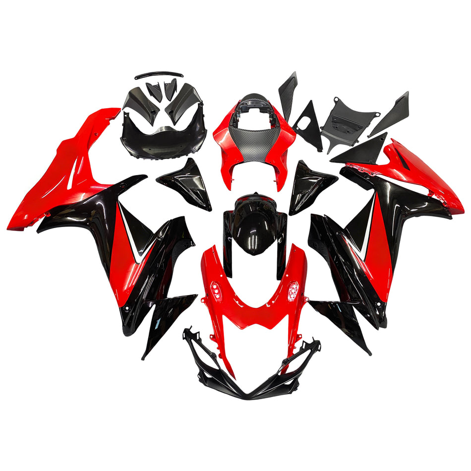 Amotopart 2011-2014 Suzuki K11 Verkleidung Black & Red Kit