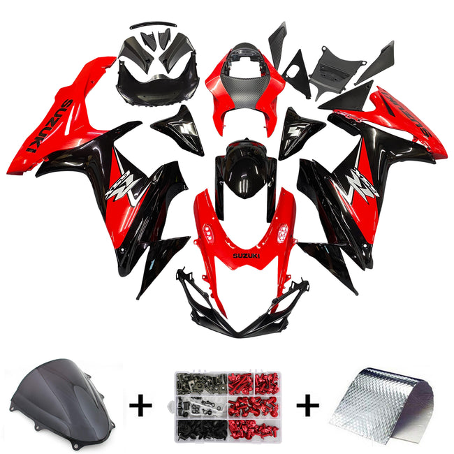 Amotopart 2011-2014 Suzuki K11 Verkleidung Black & Red Kit