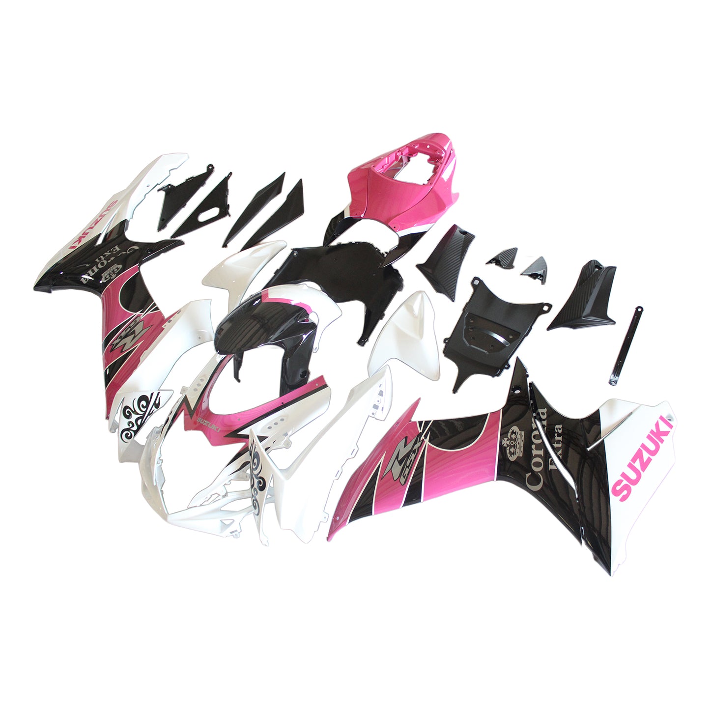 Amotopart Suzuki GSXR 600/750 2011-2022 K11 Verkleidungs Kit Körperwerk Kunststoffbauch