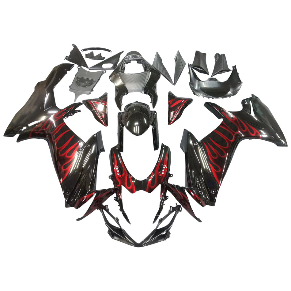 Amotopart Suzuki GSXR 600/750 2011-2022 K11 Verkleidungs Kit Körperwerk Kunststoffbauch