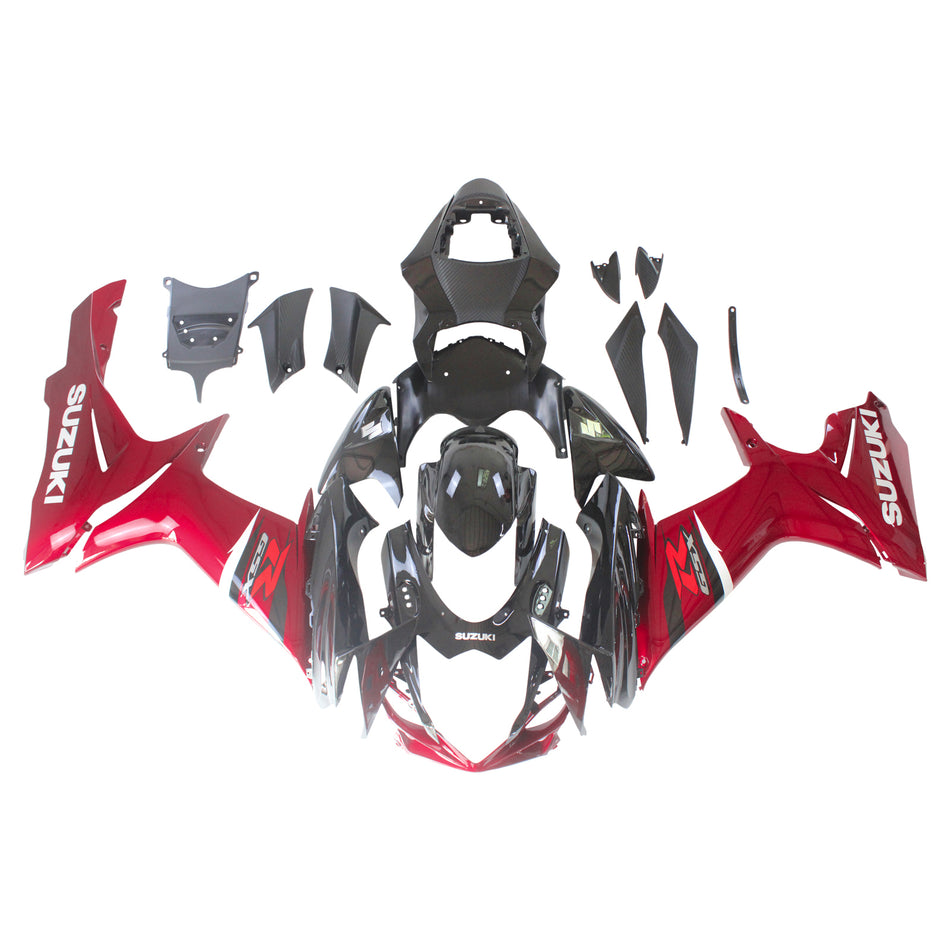 Amotopart Suzuki GSXR 600/750 2011-2022 K11 kit carénage carrosserie plastique ventre