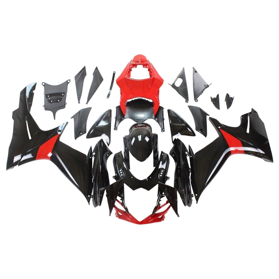 Amotopart Suzuki GSXR 600/750 2011-2022 K11 Verkleidungs Kit K?rperwerk Kunststoffbauch