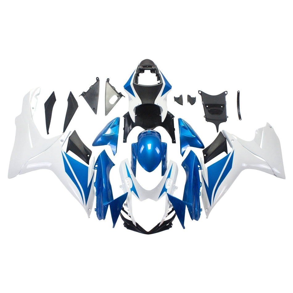 Amotopart Suzuki GSXR 600/750 2011-2022 K11 Verkleidungs Kit K?rperwerk Kunststoffbauch