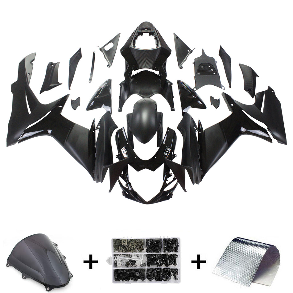 Amotopart Suzuki GSXR 600/750 2011-2022 K11 Verkleidungs Kit K?rperwerk Kunststoffbauch