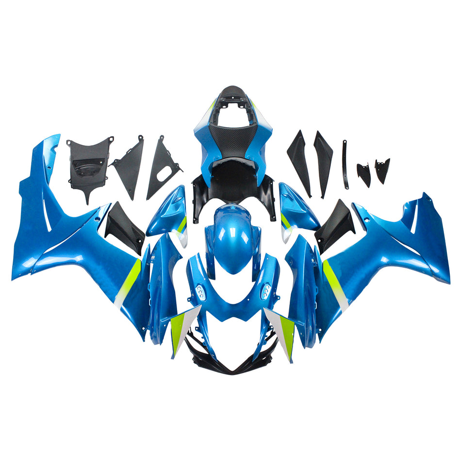 Amotopart Suzuki GSXR 600/750 2011-2022 K11 Verkleidungs Kit Körperwerk Kunststoffbauch