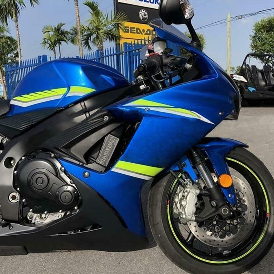Amotopart Suzuki GSXR 600/750 2011-2022 K11 Verkleidungs Kit Körperwerk Kunststoffbauch