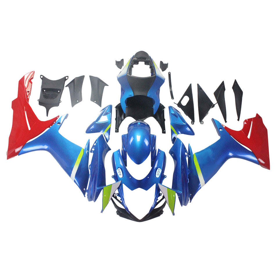 Amotopart Suzuki GSXR 600/750 2011-2022 K11 Verkleidungs Kit K?rperwerk Kunststoffbauch