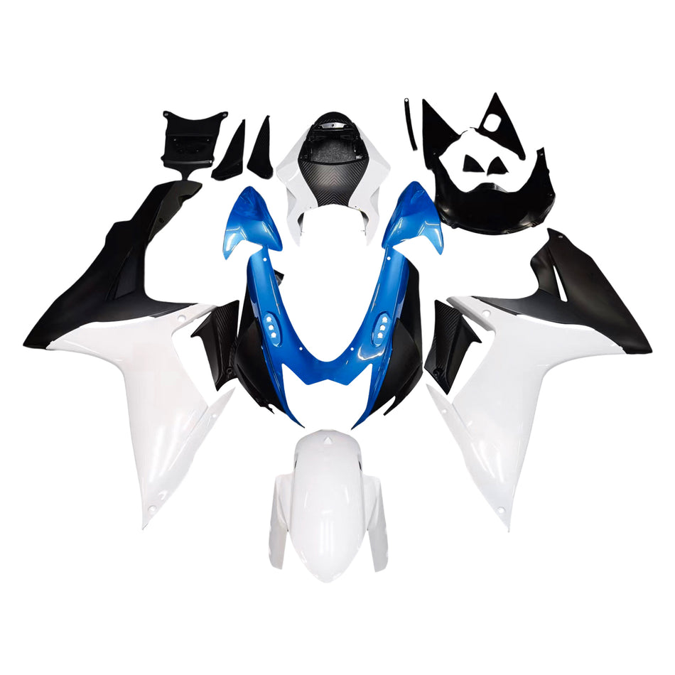 Amotopart Suzuki GSXR 600/750 2011-2022 K11 Verkleidungs Kit K?rperwerk Kunststoffbauch