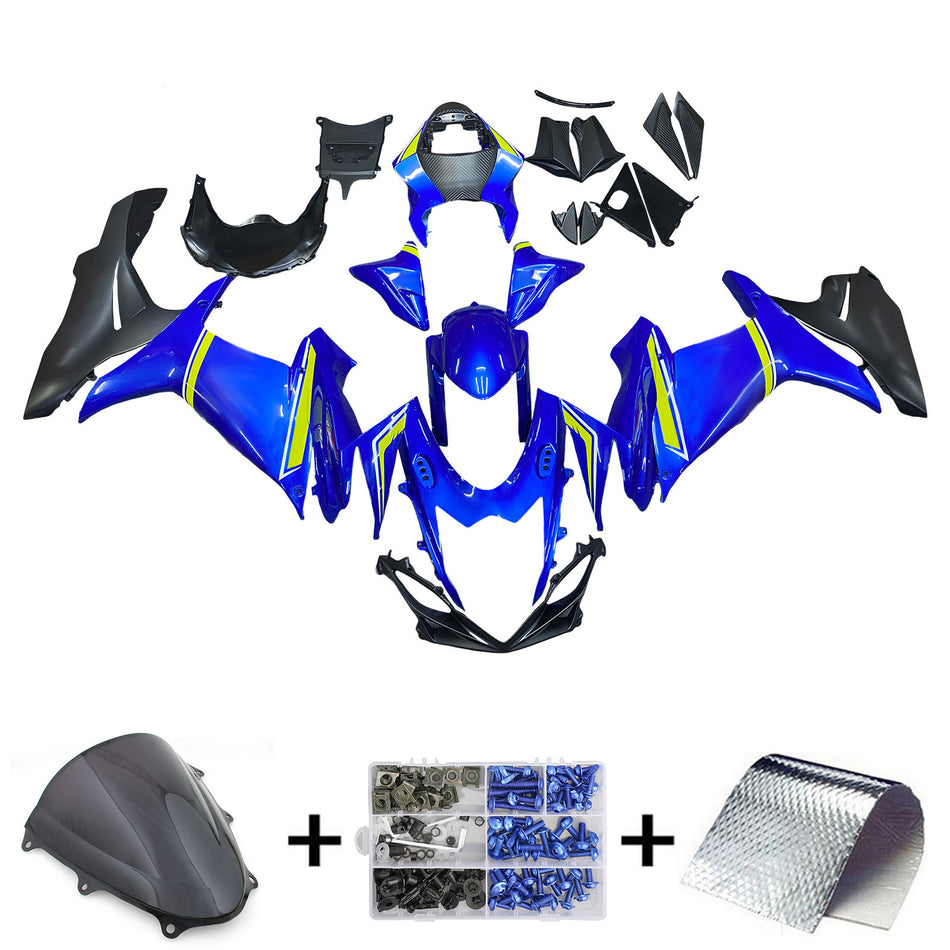 Amotopart Suzuki GSXR 600/750 2011–2023 K11 Verkleidungsset, Karosserie, Kunststoff, ABS