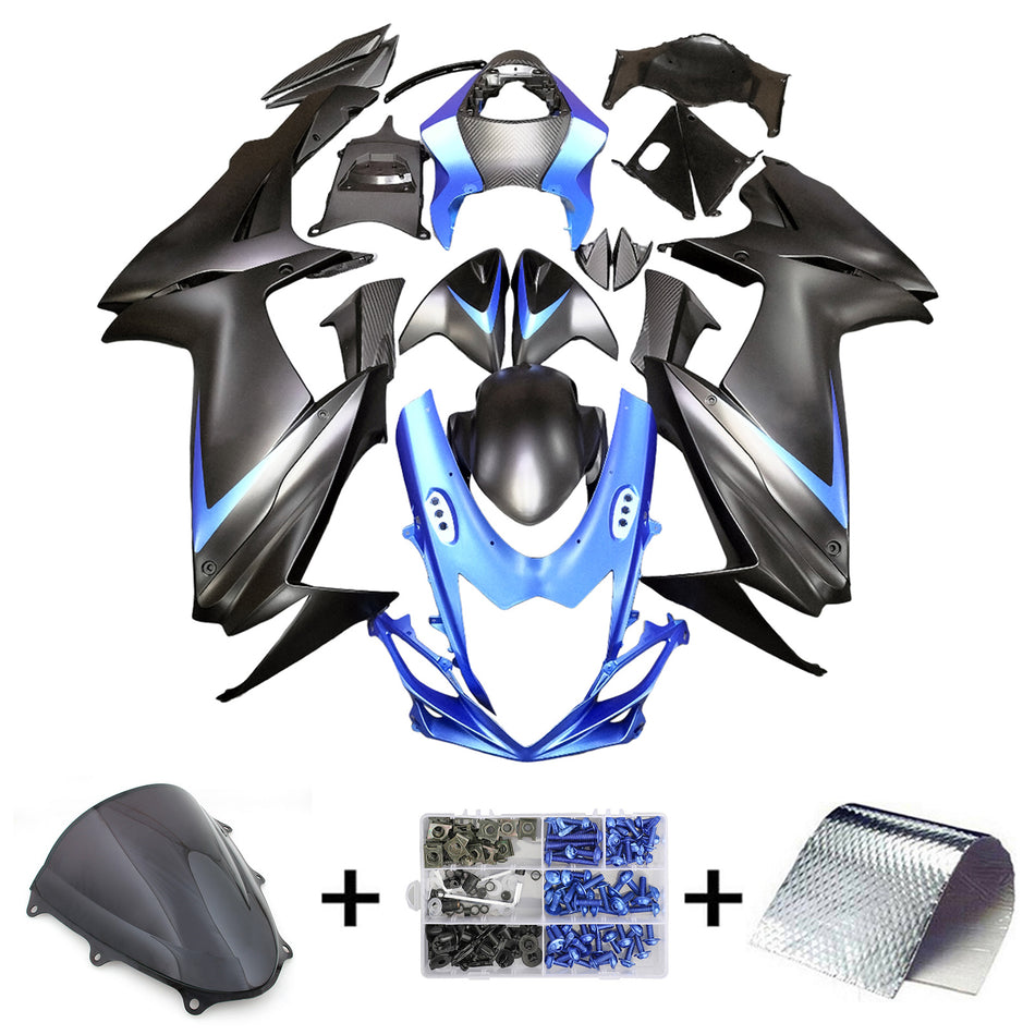 Amotopart Suzuki GSXR 600/750 2011¨C2023 K11 Verkleidungsset, Karosserie, Kunststoff, ABS