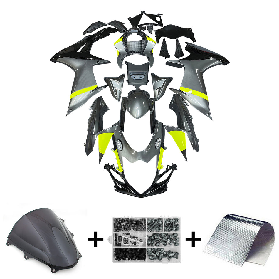 Amotopart Suzuki GSXR 600/750 2011¨C2023 K11 Verkleidungsset, Karosserie, Kunststoff, ABS