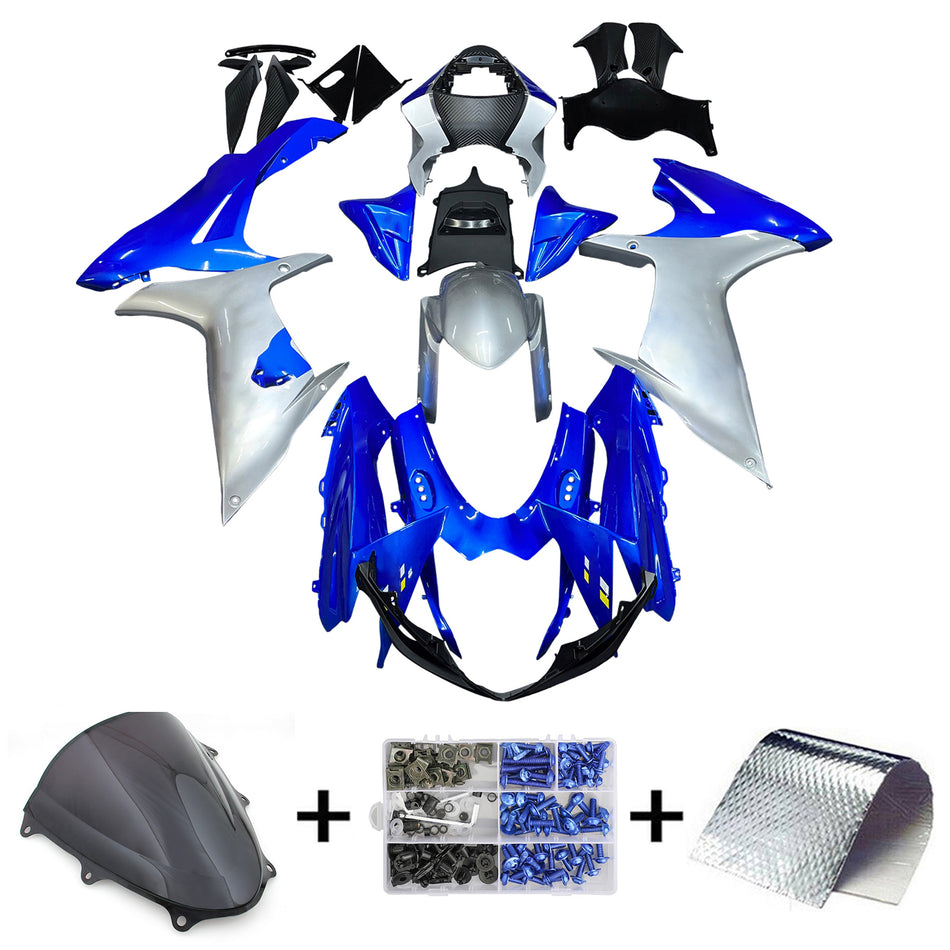 Amotopart Suzuki GSXR 600/750 2011¨C2023 K11 Verkleidungsset, Karosserie, Kunststoff, ABS