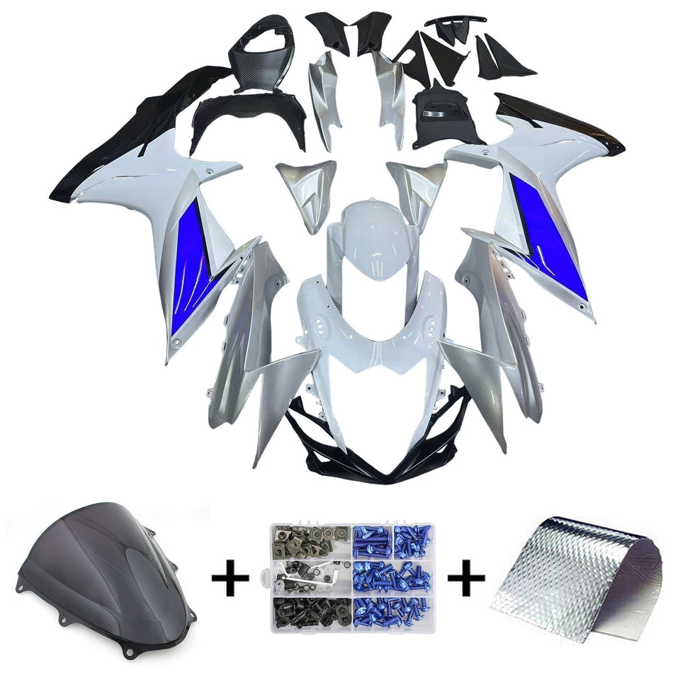 Amotopart Suzuki GSXR 600/750 2011¨C2023 K11 Verkleidungsset, Karosserie, Kunststoff, ABS