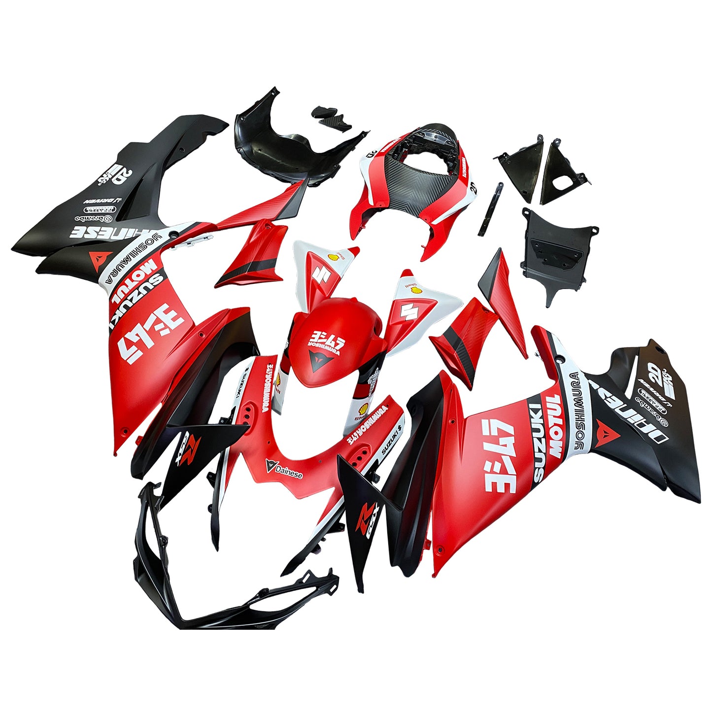 2011-2023 Suzuki GSXR 600/750 K11 Einspritzverkleidungs-Kit Karosserie Kunststoff ABS