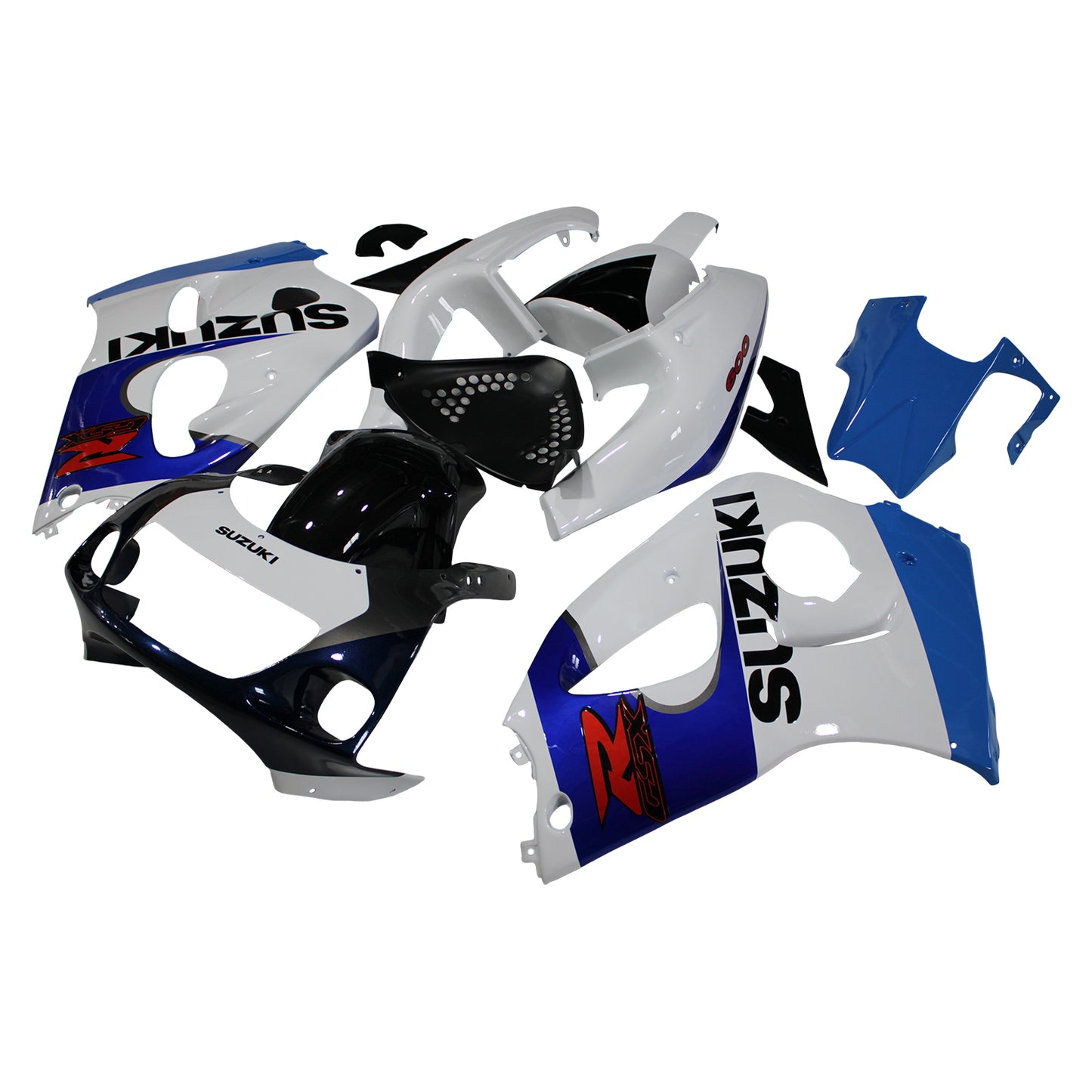 Amotopart Suzuki GSXR600 1996–2000 GSXR750 1996–1999 Verkleidungsset Karosserie