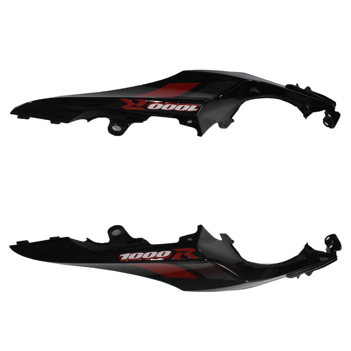 Amotopart Suzuki GSXR1000 2017-2020 K17 Glossy Red & Blackfairing Kit