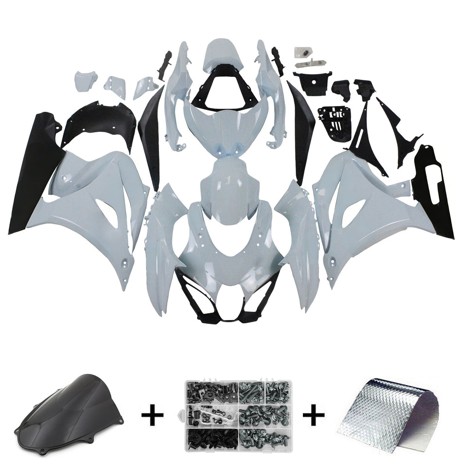 Amotopart Suzuki GSXR1000 2017–2023 K17 Verkleidungsset, Karosserie, Kunststoff, ABS