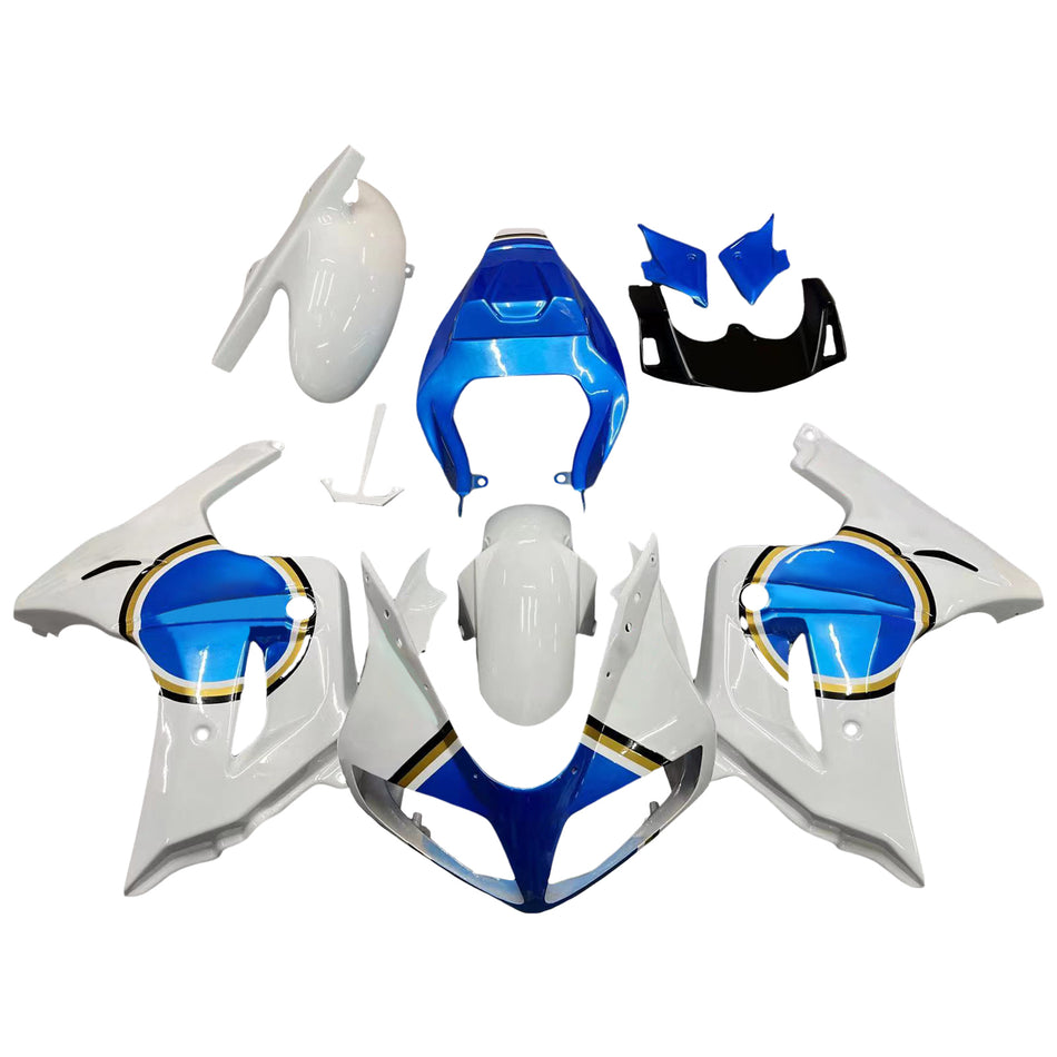 Amotopart Suzuki SV650 2003-2013 Wei?es Blue Fairing Kit