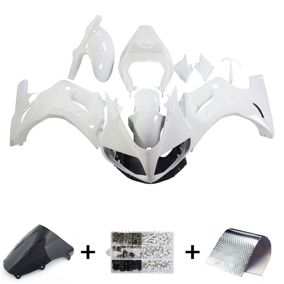 Amotopart Suzuki SV650 2003-2013 Wei?es Verkleidungskit