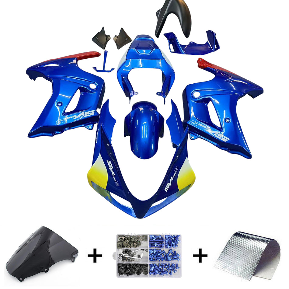 2003-2013 Suzuki SV650 Einspritzverkleidungs-Set, Karosserie, Kunststoff, ABS