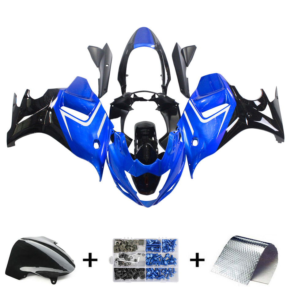 Amotopart Suzuki Katana GSX650F 2008-2013 Hochglanzblau Abzugskit