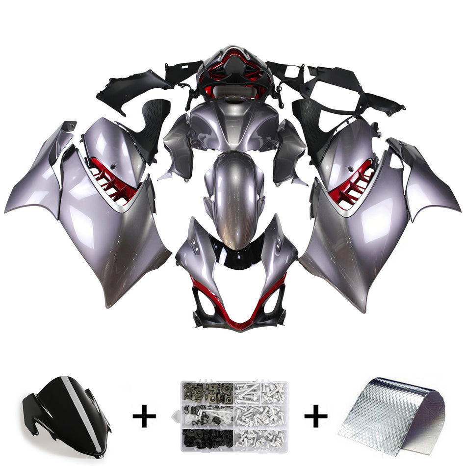 Amotopart Verkleidungsset für Suzuki Hayabusa GSX1300R 2021–2023, Karosserie, ABS | Nur Außenverkleidungsteile