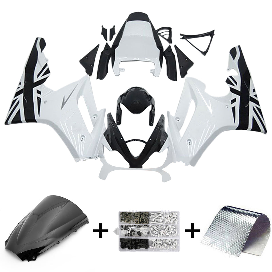 Amotopart Triumph Daytona 675 2006–2008 Verkleidungsset, Karosserie, Kunststoff, ABS